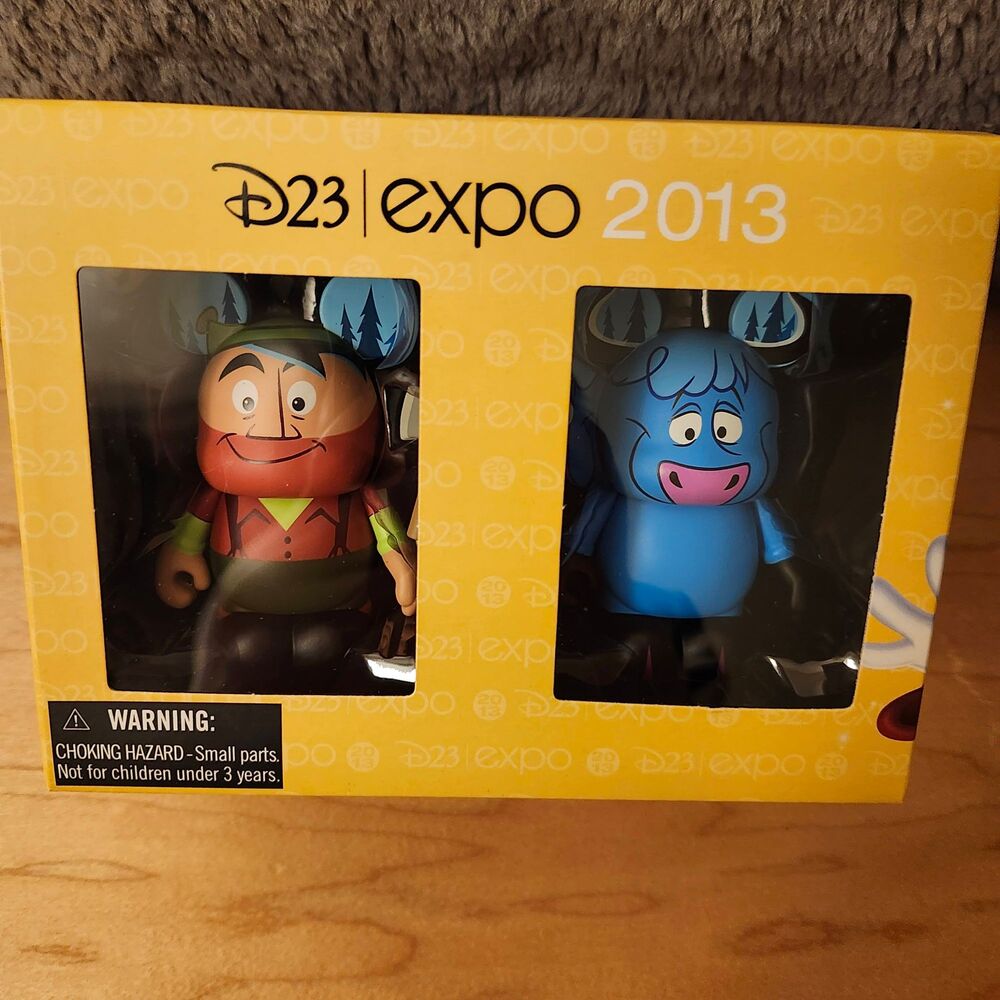 Disney Paul Bunyan LE Vinylmation Set 2013 D23 EXPO Babe Blue Ox LE 1000